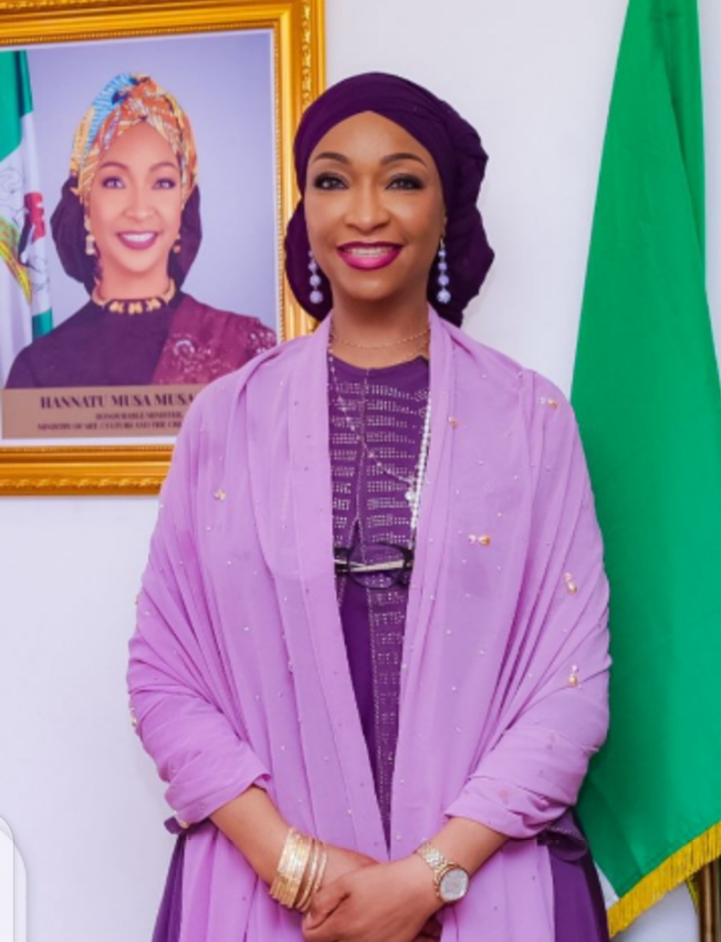 Culture-Minister,advocates,development,arts,.for mental,well-being,Minister-of-Arts,Culture-and-Creative-Economy,Hannatu,Musawa,virtual,presentation,flag-off,National-Arts,Health-Week,2024,held-in-Lagos,Artistic-Director,National-Troupe,of- Nigeria,NTN,Hajiya,Kaltume,Bulama-Gana