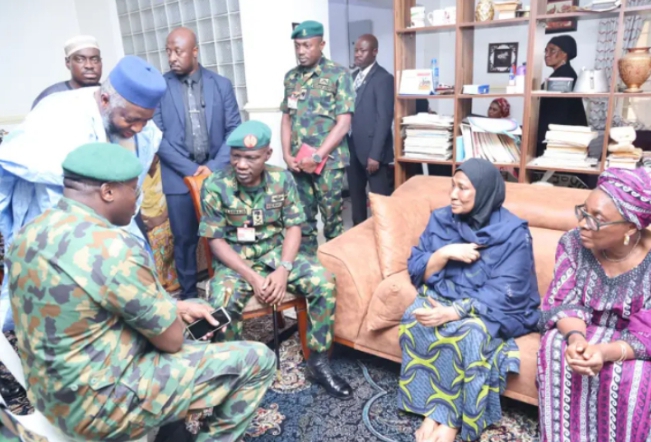 COAS,commiserated,widow,family,late,Gen.,Duba,Chief-of-Army-Staff,Lt.-Gen,Taoreed,Lagbaja,Hajiya,Rabi,late Lt.-Gen,Garba,Federal,Capital,Territory